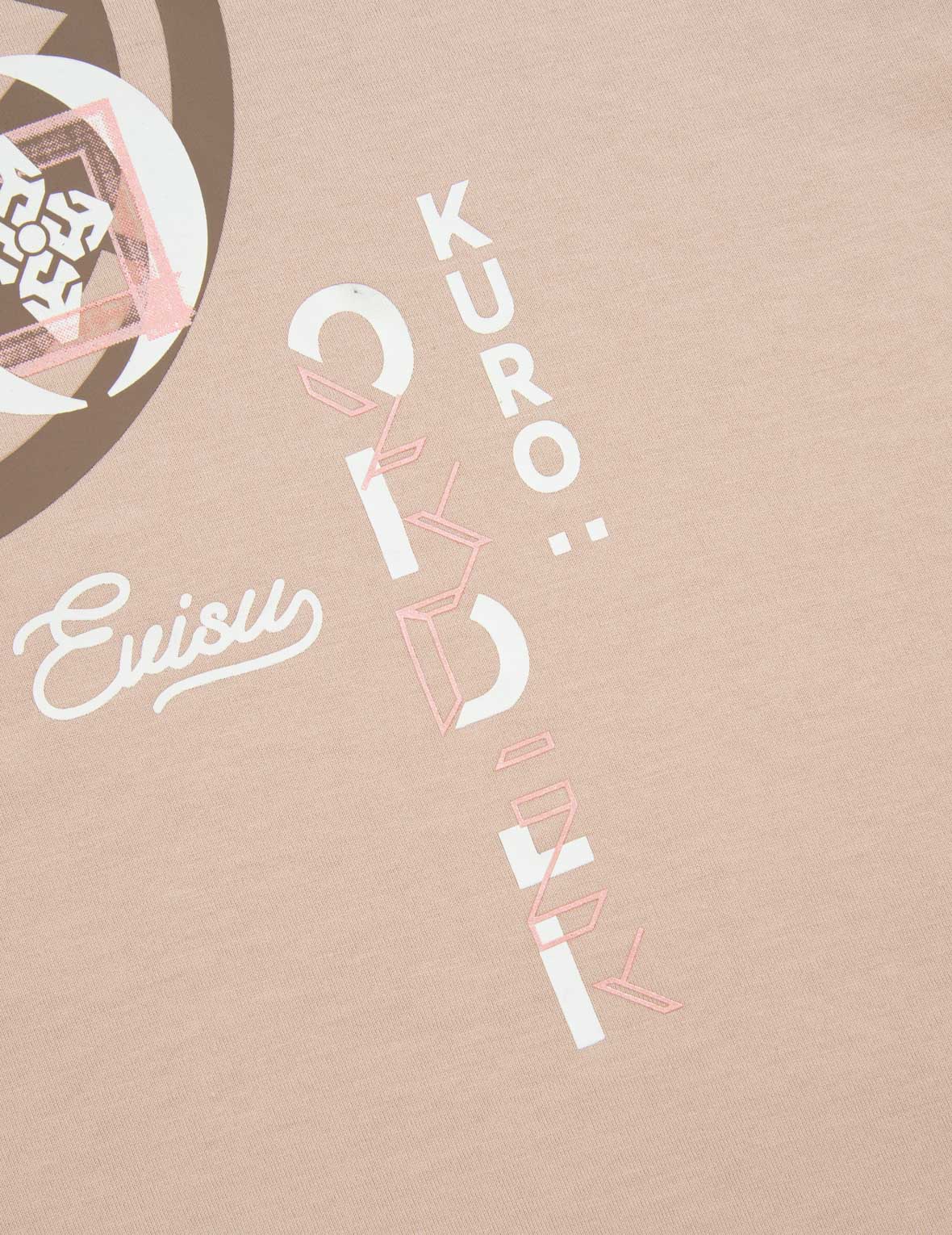 Logo and Kamon Print T-shirt
