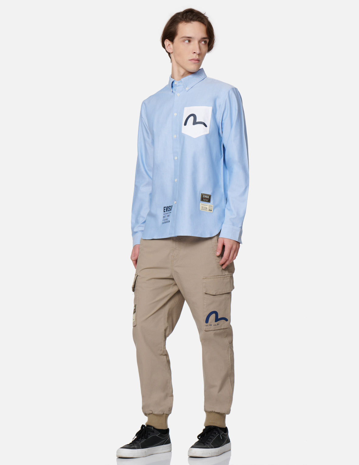 Hide-and-Seek Godhead Print Oxford Shirt