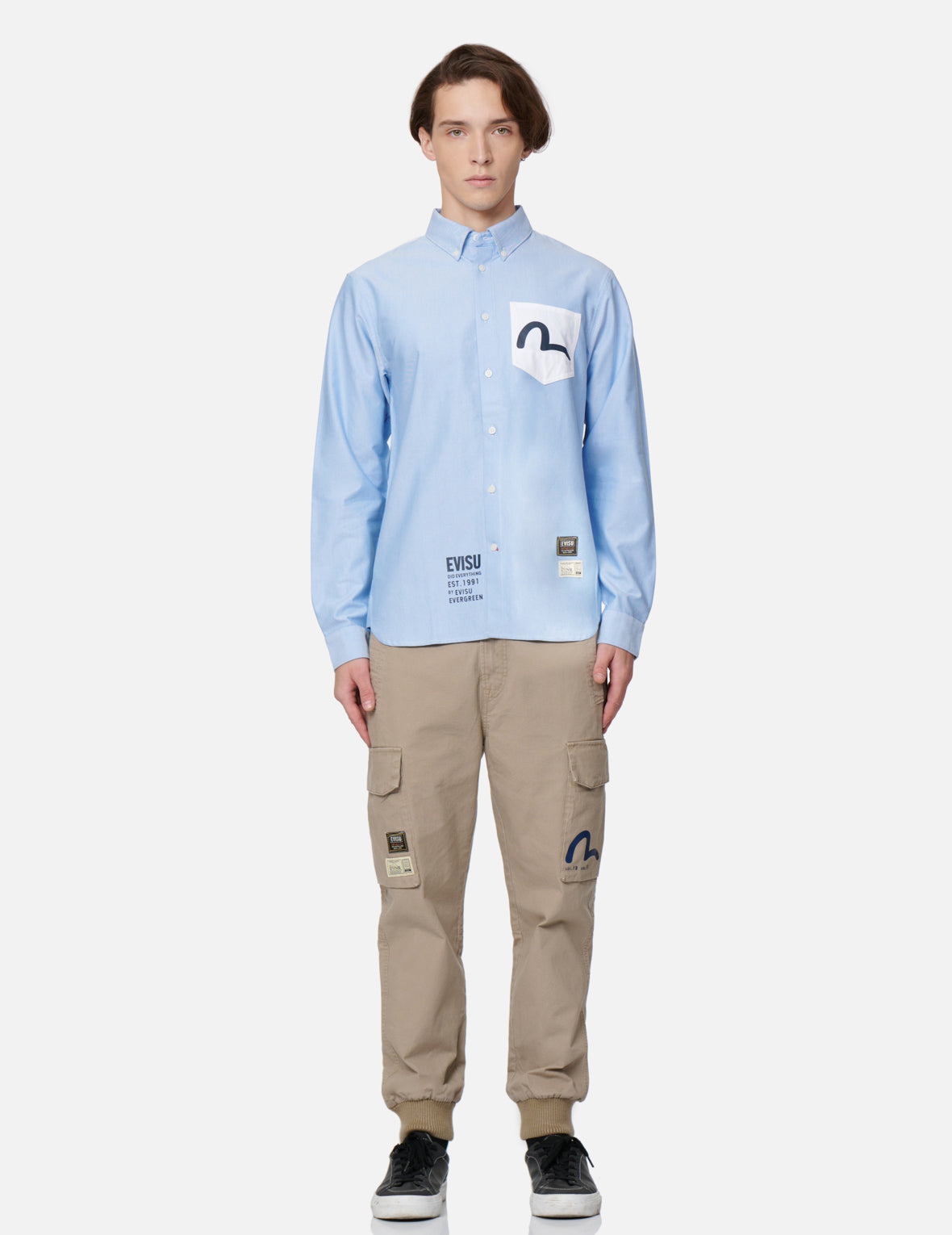 Hide-and-Seek Godhead Print Oxford Shirt
