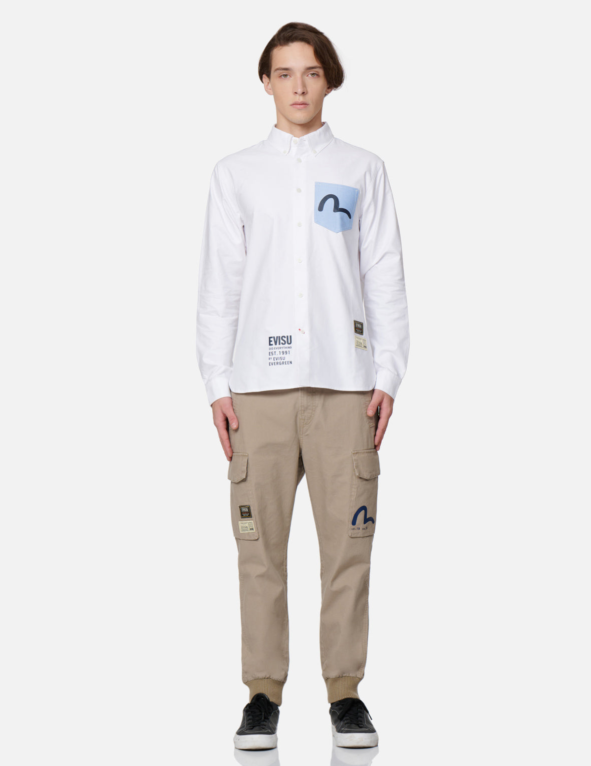 Hide-and-Seek Godhead Print Oxford Shirt