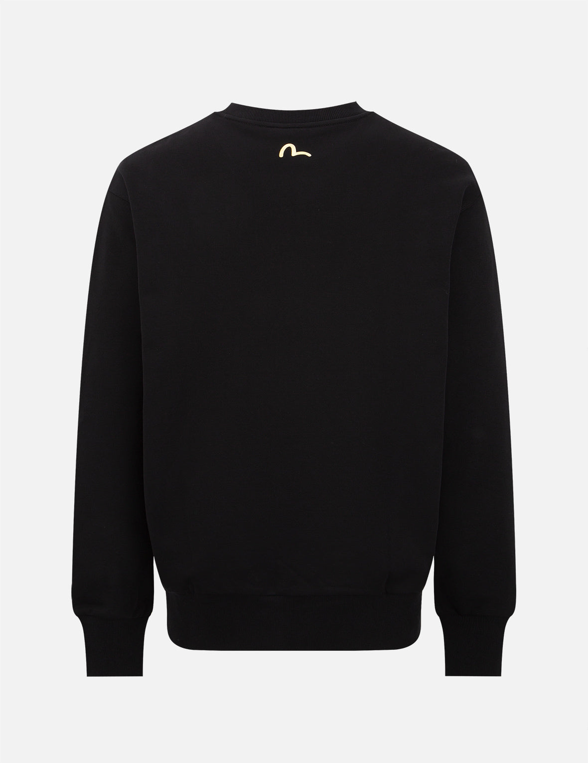 Koi and Wave Pattern Kamon Print Sweatshirt