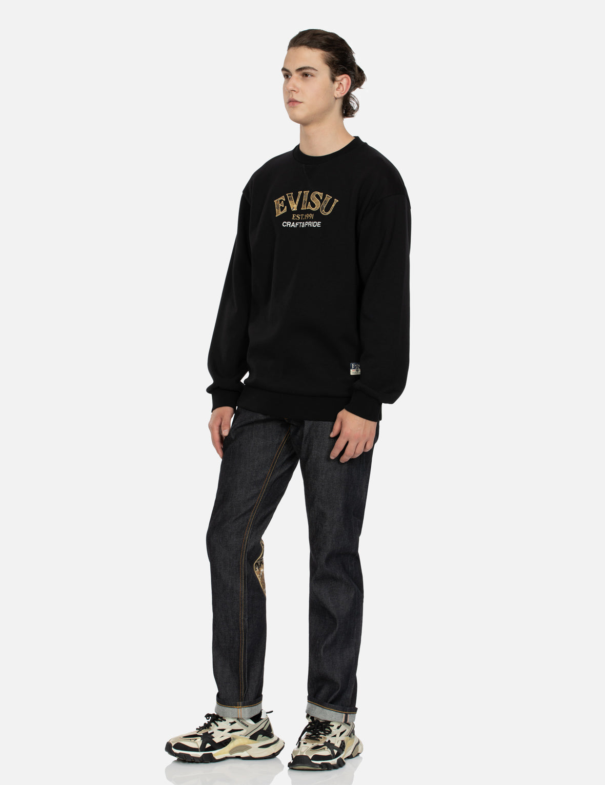 Logo Brocade Appliqué Relax Fit Sweatshirt