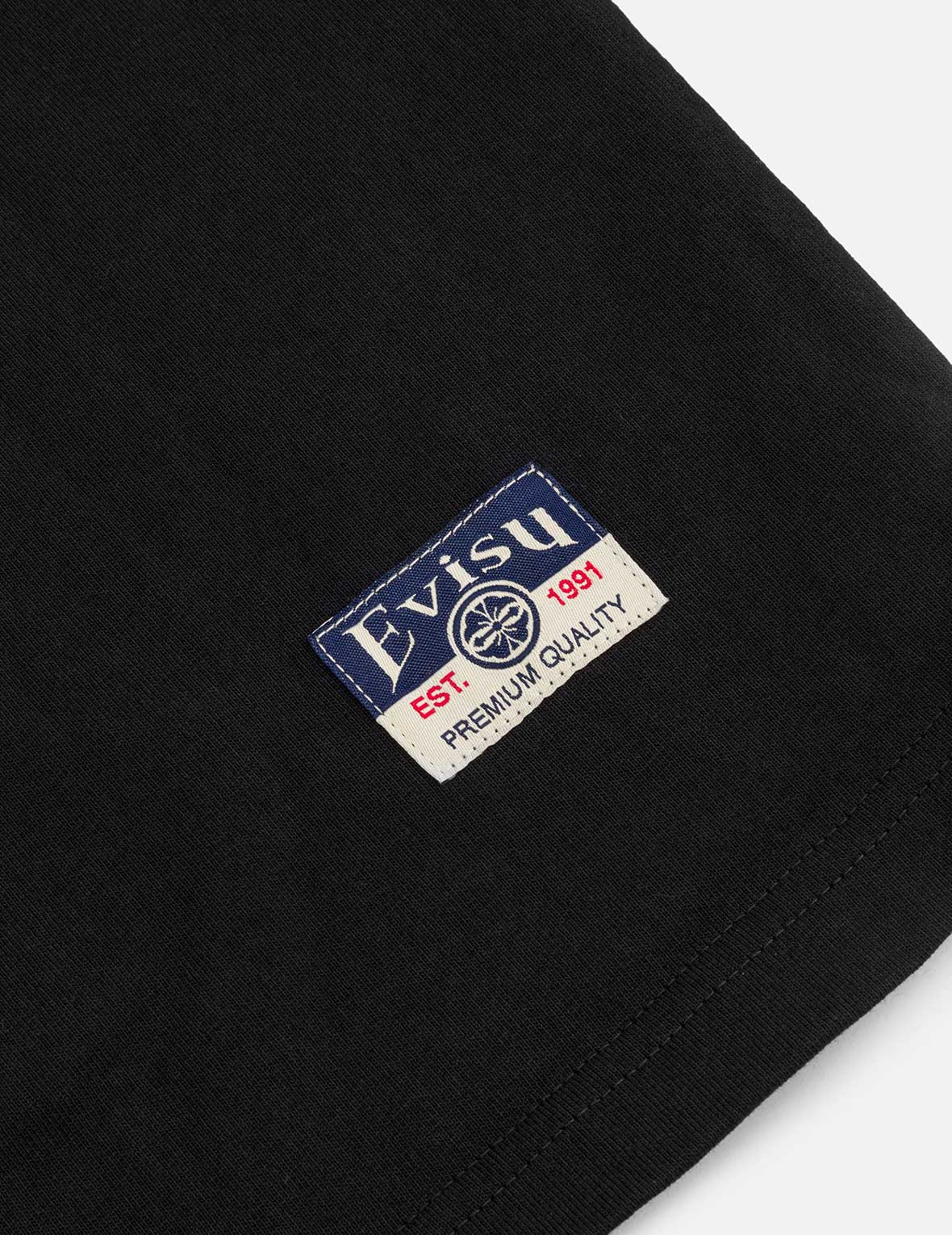 忍者達摩與商標印花常規版型T恤