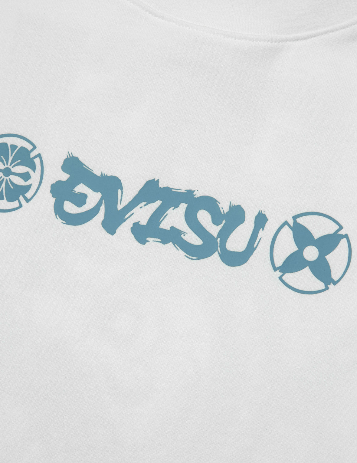 忍者達摩與商標印花常規版型T恤