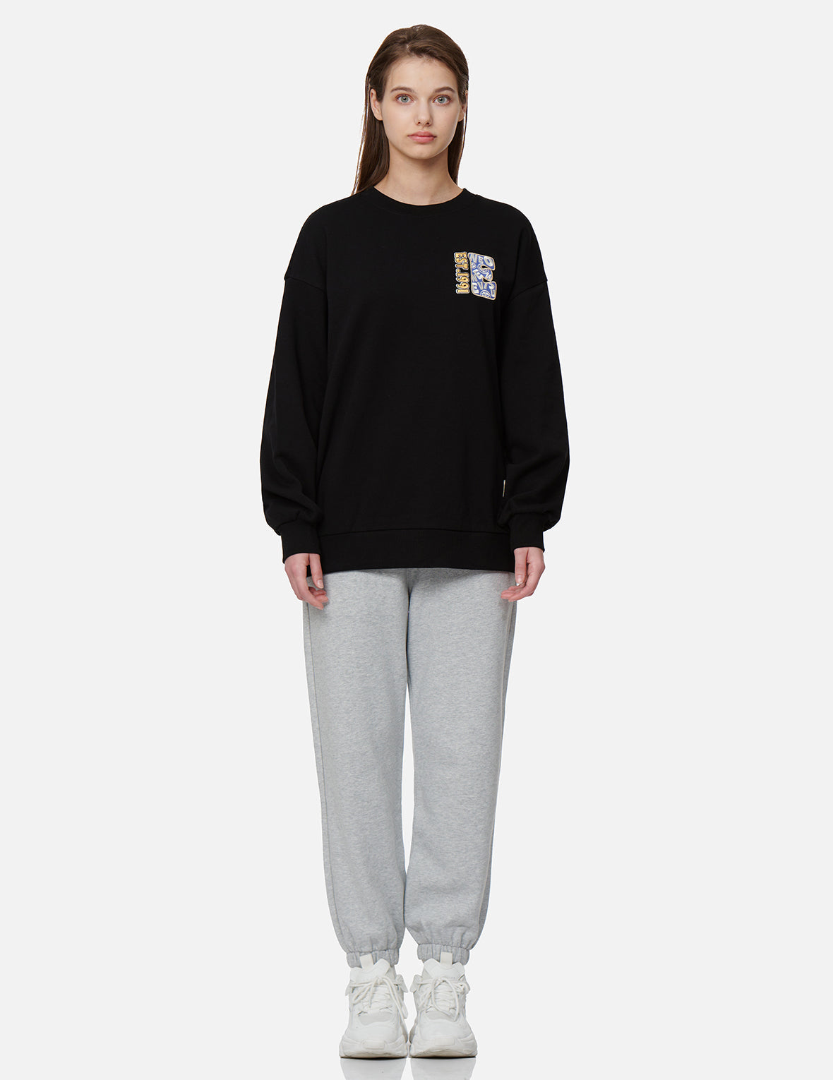 Fortune Cat and Daruma Double Daicock Print Sweatpants