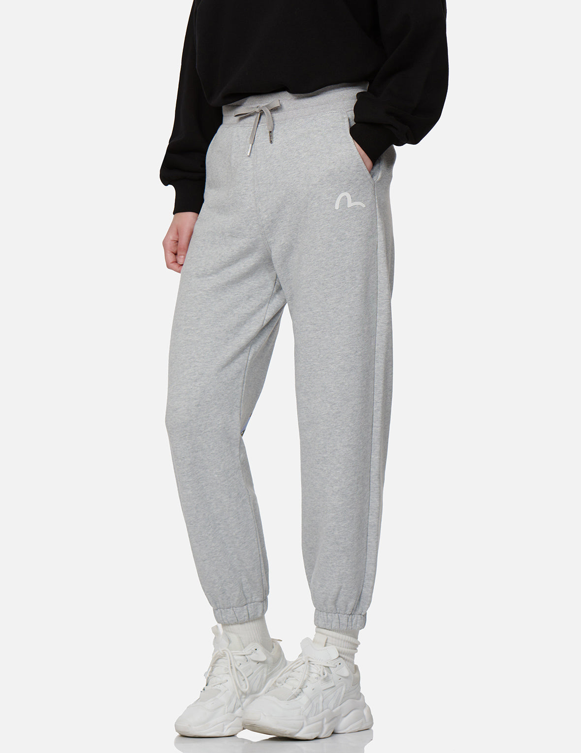 Fortune Cat and Daruma Double Daicock Print Sweatpants
