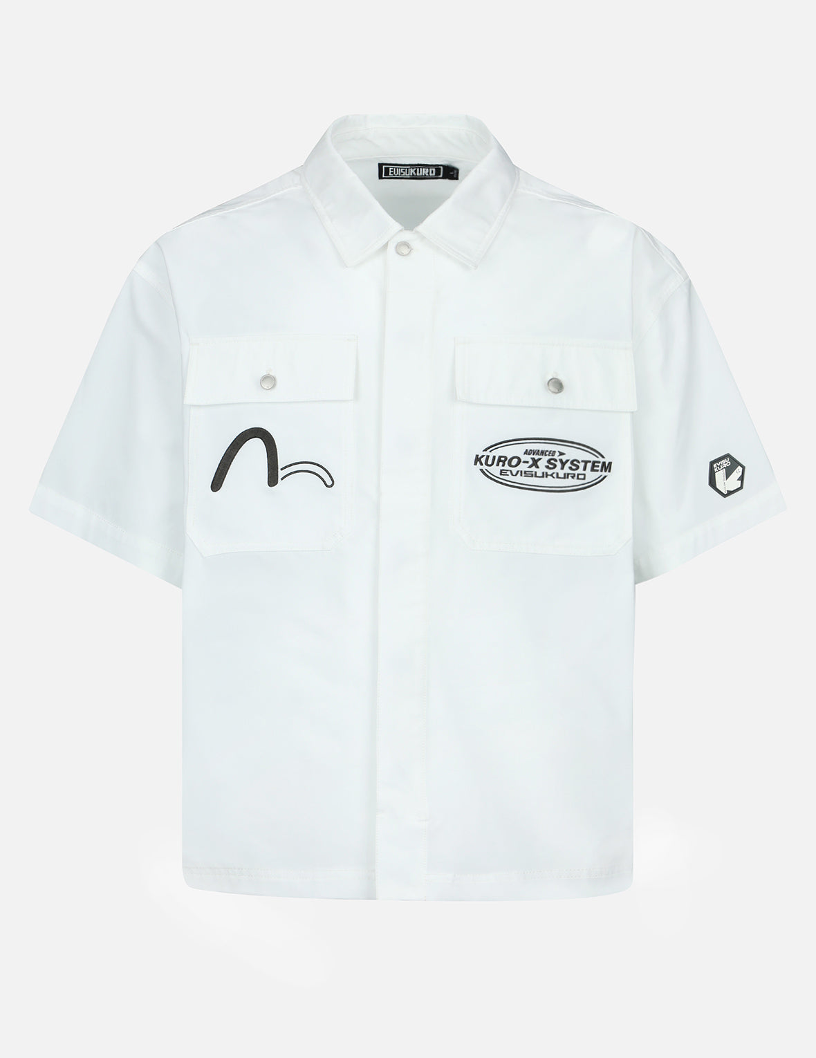 Logo and Seagull Embroidery Utility Shirt
