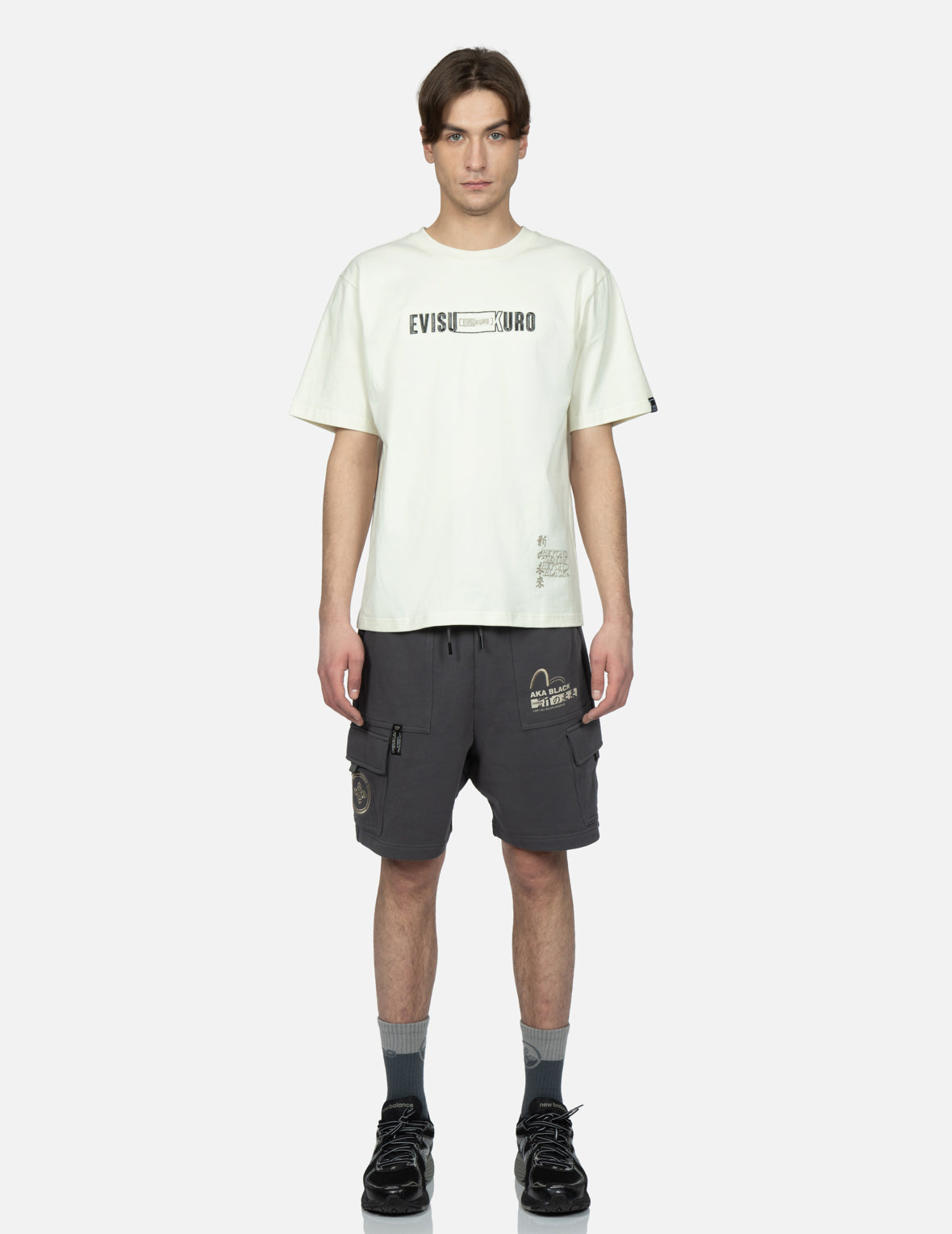 Multi-Pocket Cargo Sweat Shorts