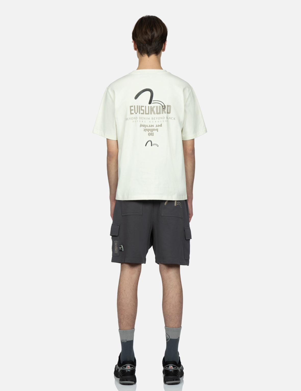 Multi-Pocket Cargo Sweat Shorts
