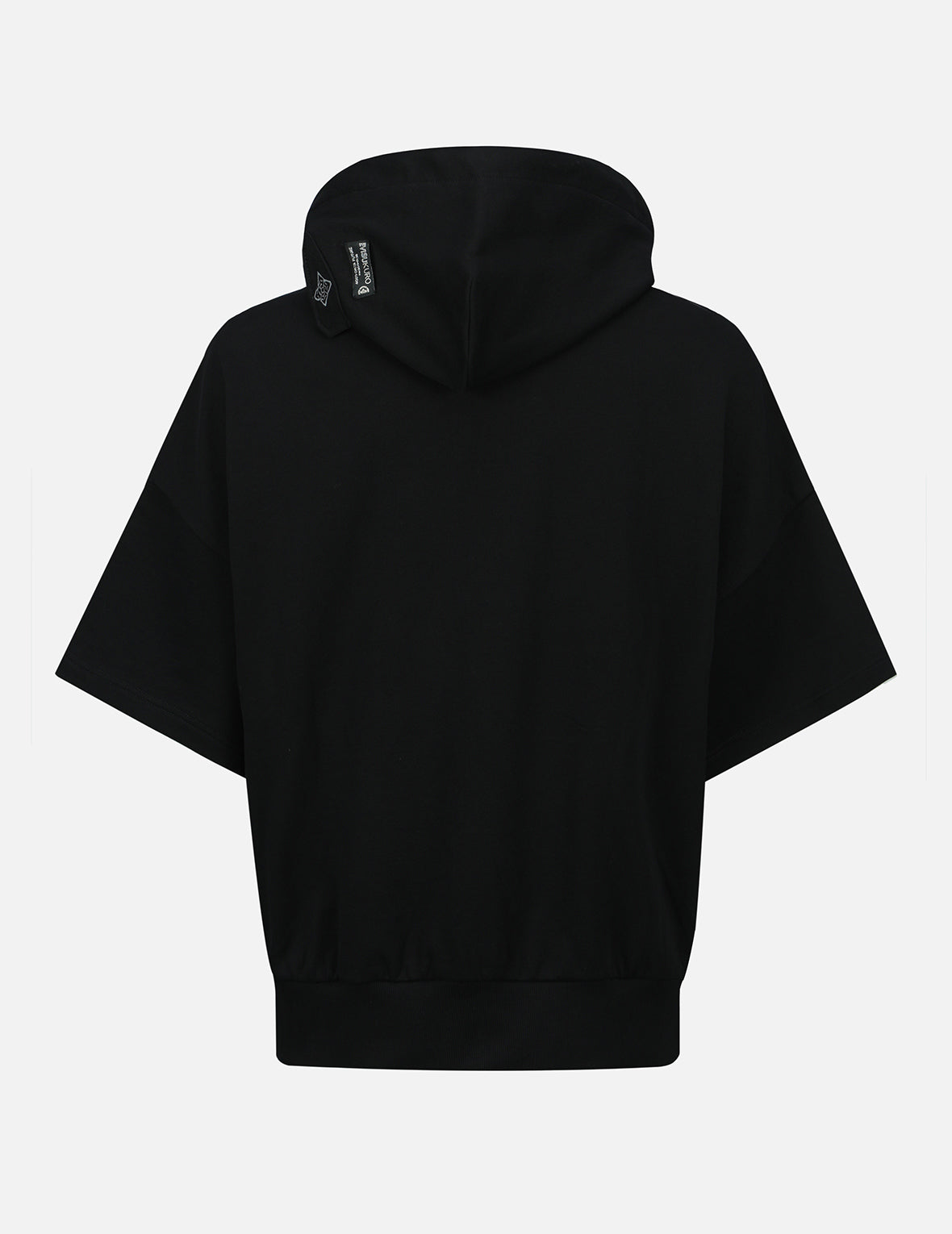 Monogram Embroidery Short-sleeved Hoodie