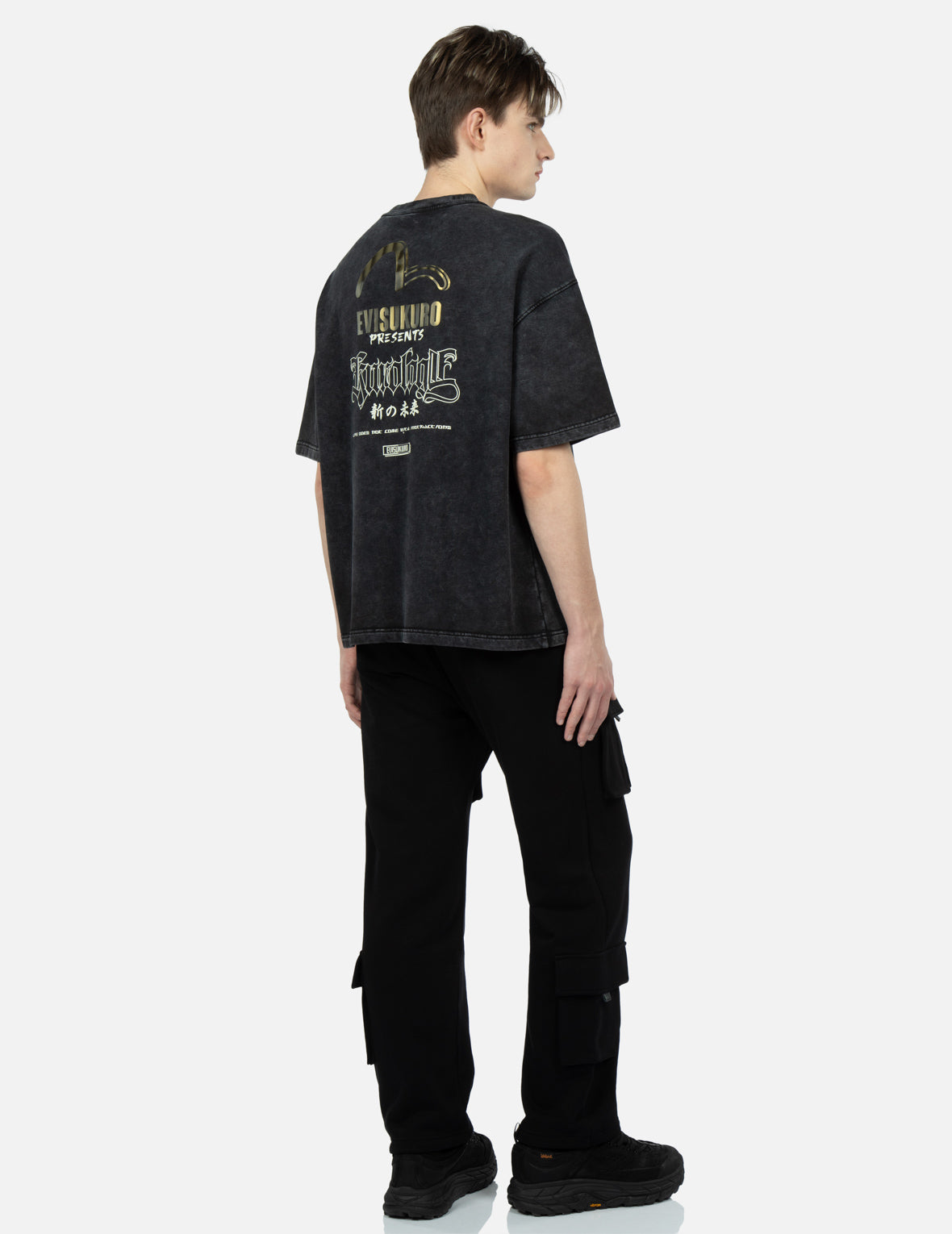 Callgrayphy Logo Print Washed T-Shirt