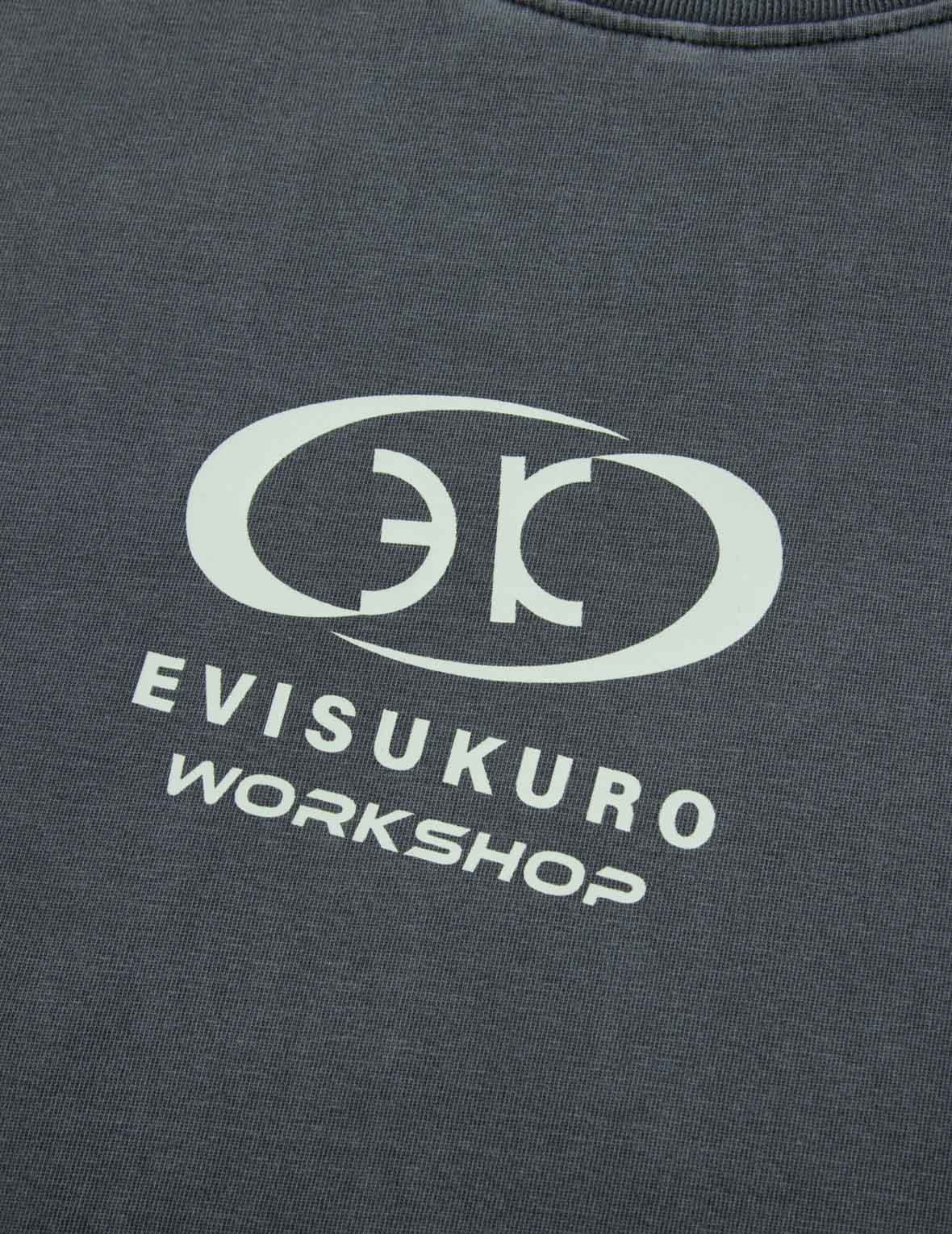 Logo Print Garment Dyed Long-sleeve T-Shirt