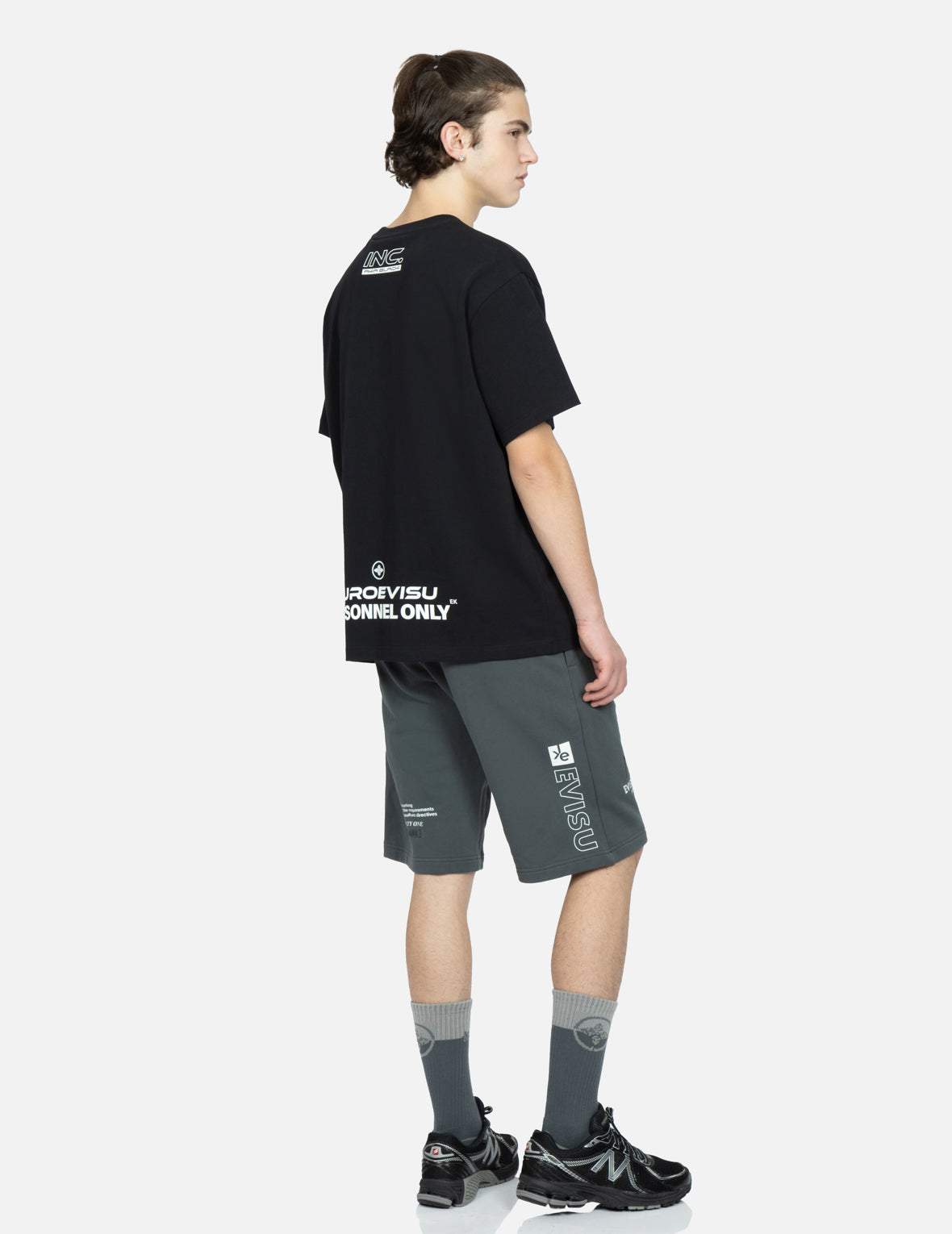 Seagull and Logo Print T-Shirt