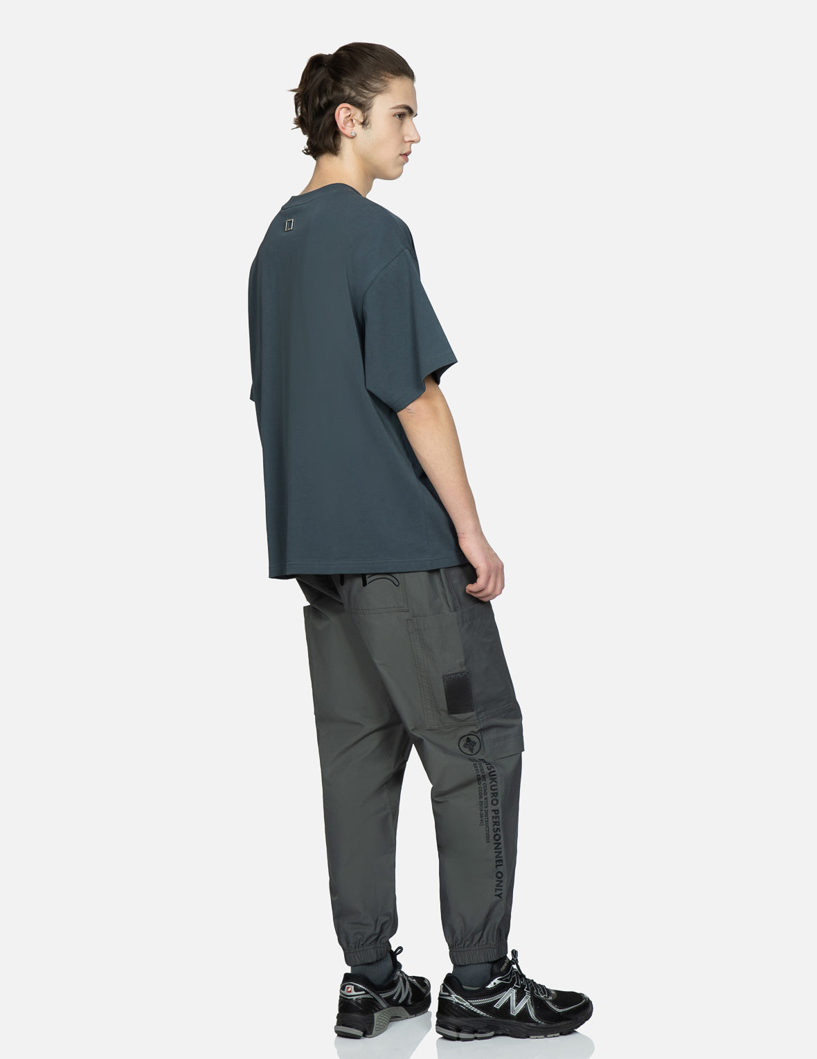 Seagull and Slogan Print Boxy T-shirt