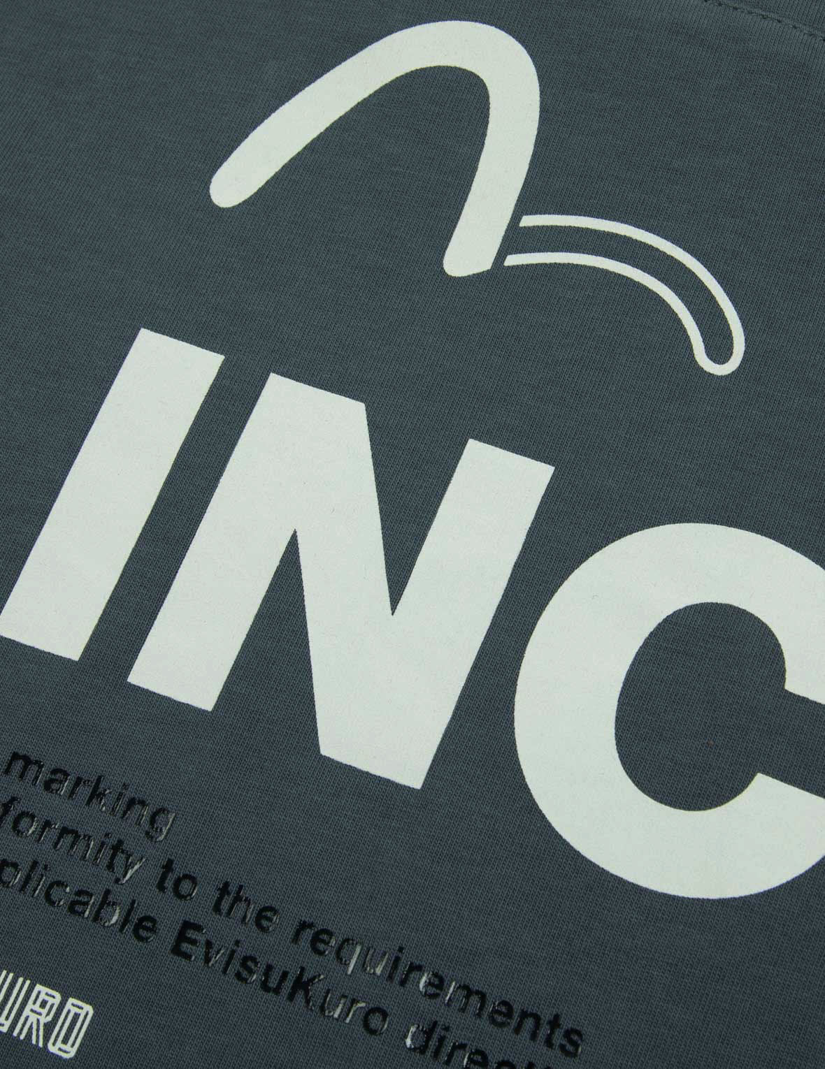 Seagull and Slogan Print Boxy T-shirt