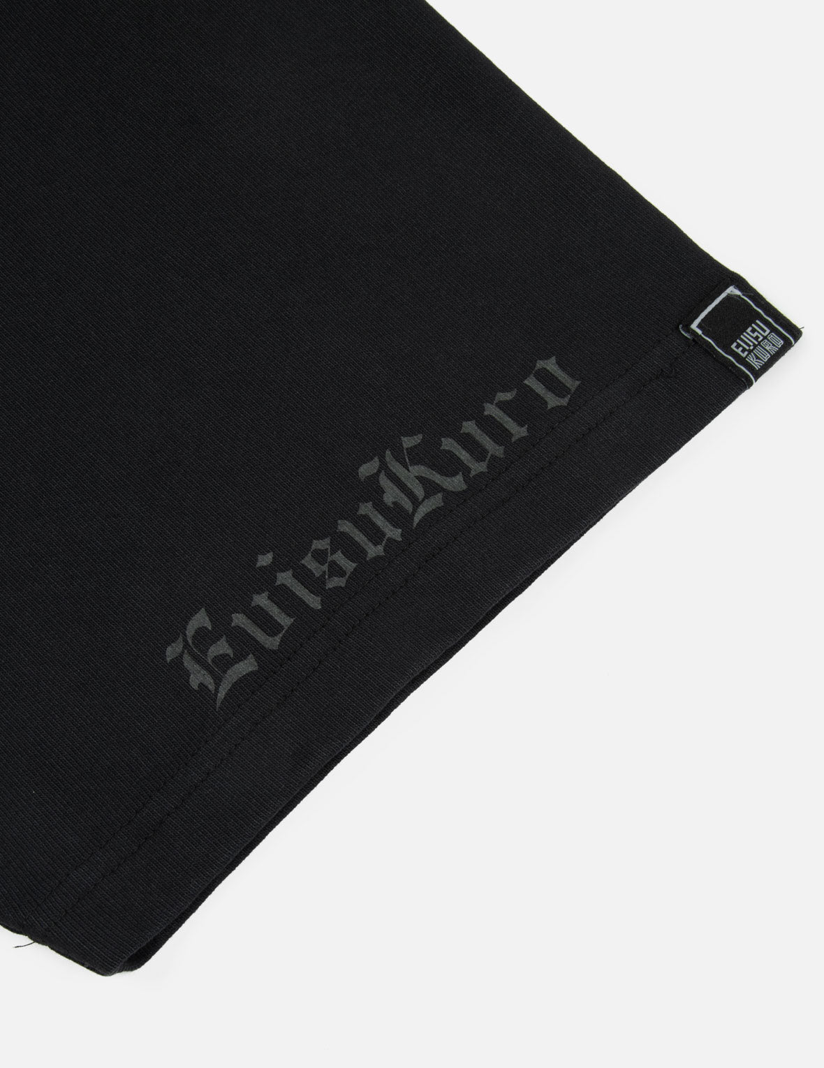 Allover Logo and Seagull Embroidery Loose Fit Pigment Dye T-Shirt