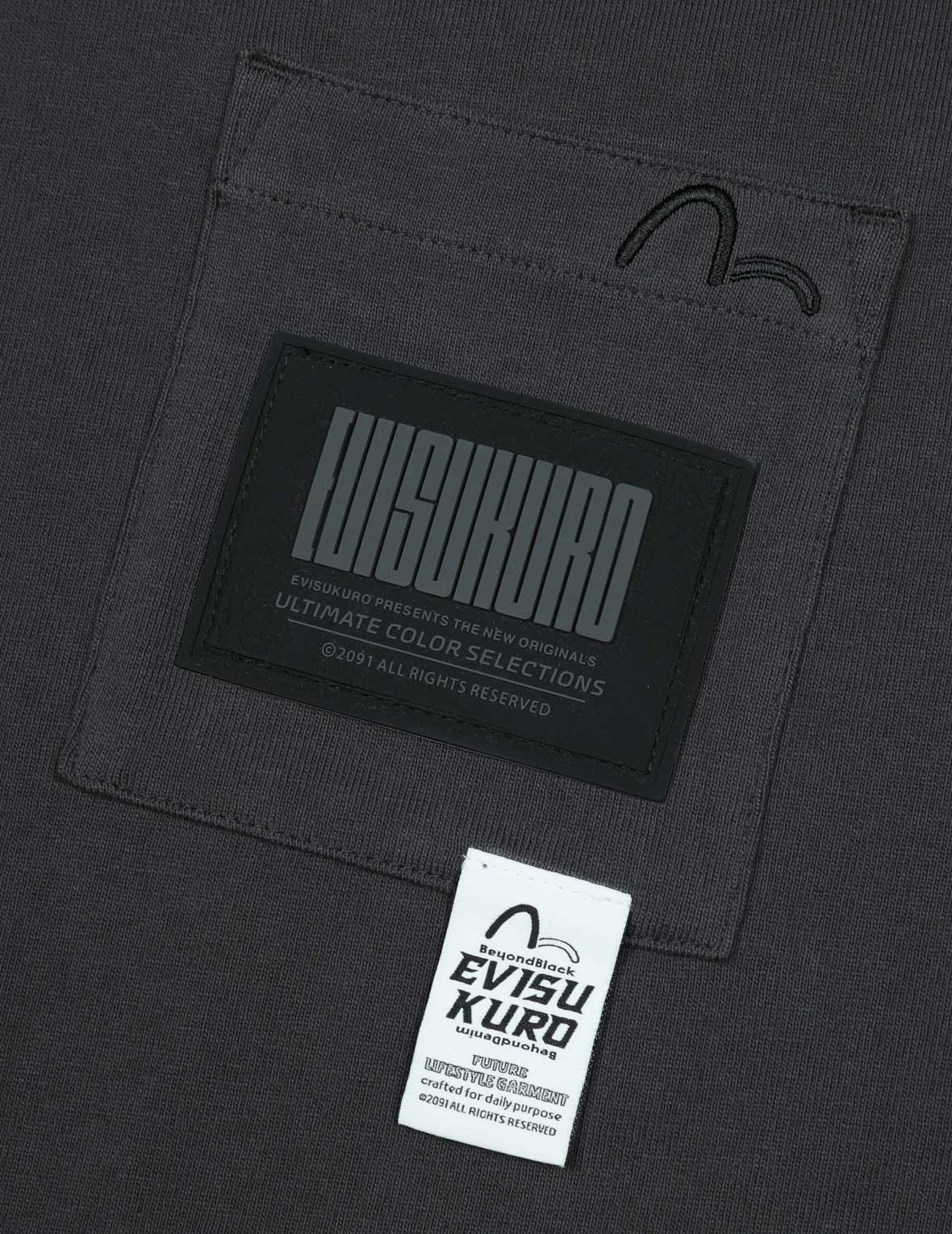 Pocket with Multi Labels Oversized T-shirt