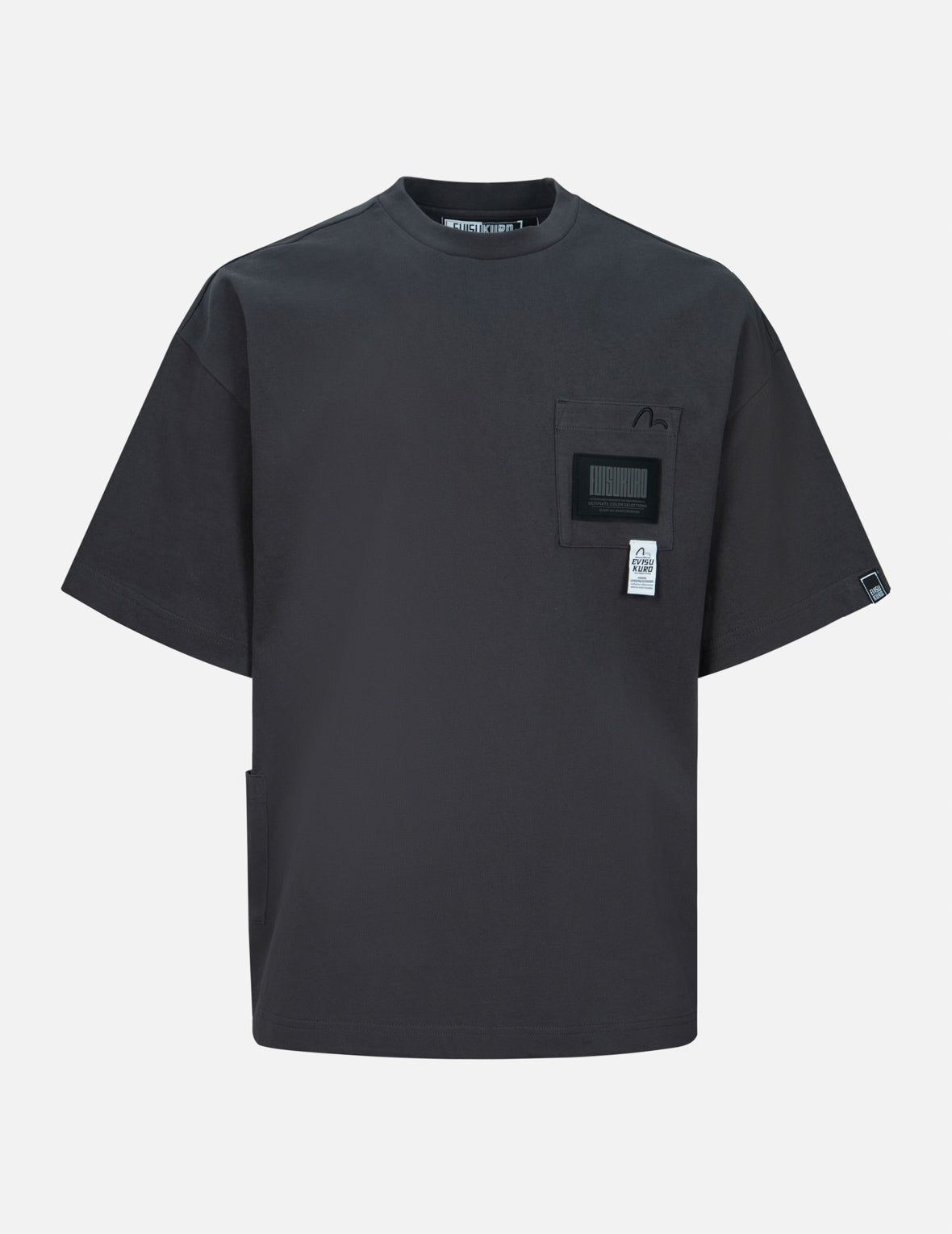Pocket with Multi Labels Oversized T-shirt
