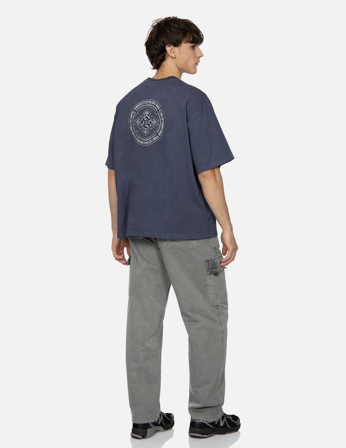 Kamon Appliqué embroidery Loose Fit T-shirt