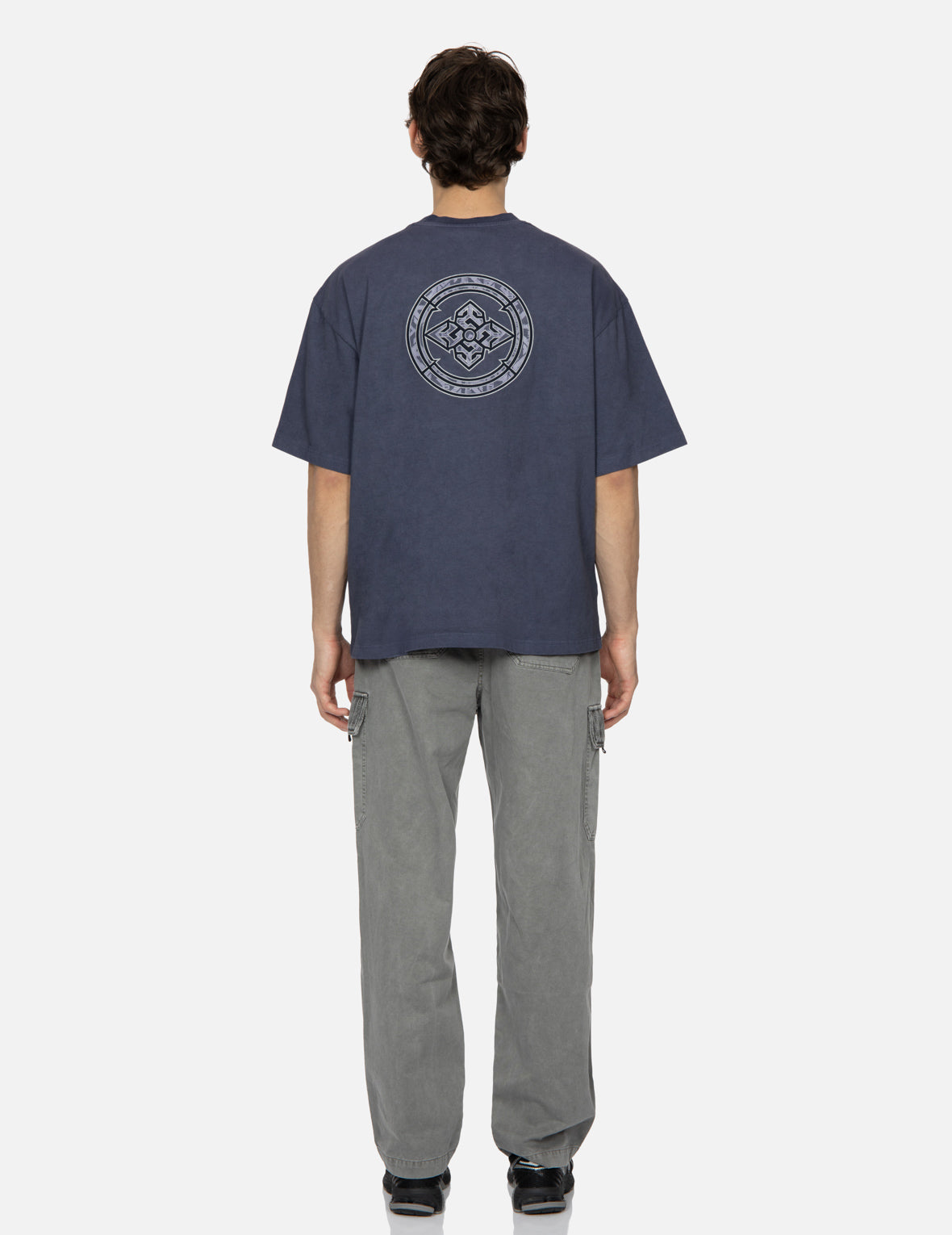 Kamon Appliqué embroidery Loose Fit T-shirt