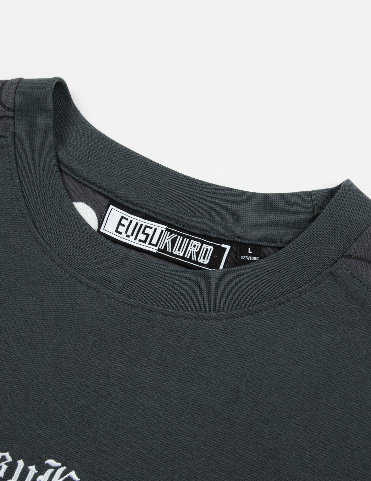 Allover EVISUKURO Print and Embroidery Loose Fit T-Shirt
