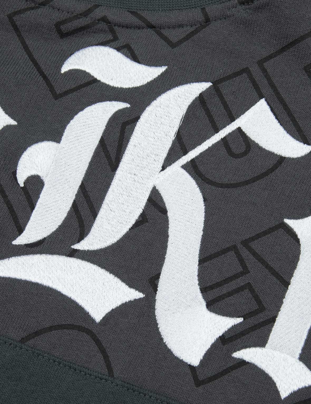 Allover EVISUKURO Print and Embroidery Loose Fit T-Shirt