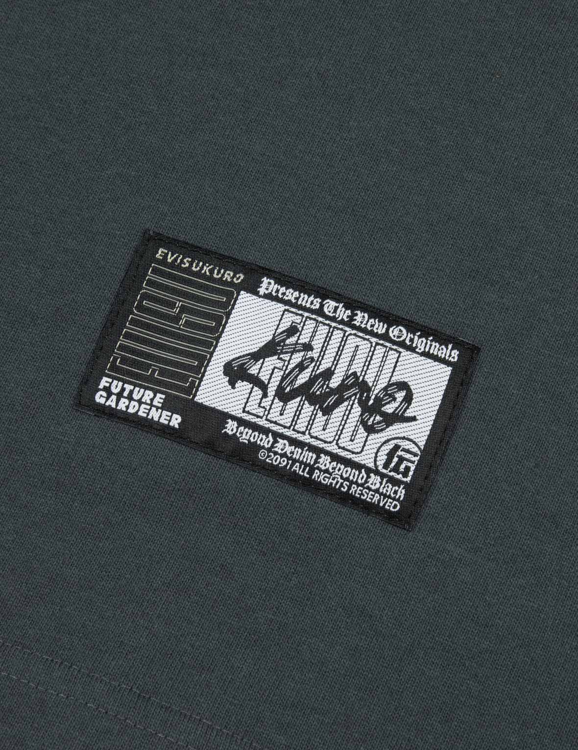 Allover EVISUKURO Print and Embroidery Loose Fit T-Shirt