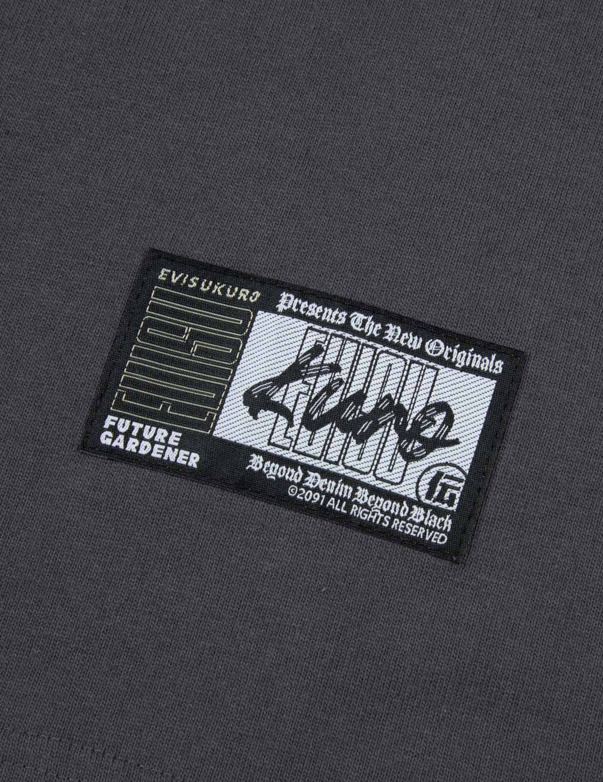 Allover EVISUKURO Print and Embroidery Loose Fit T-Shirt