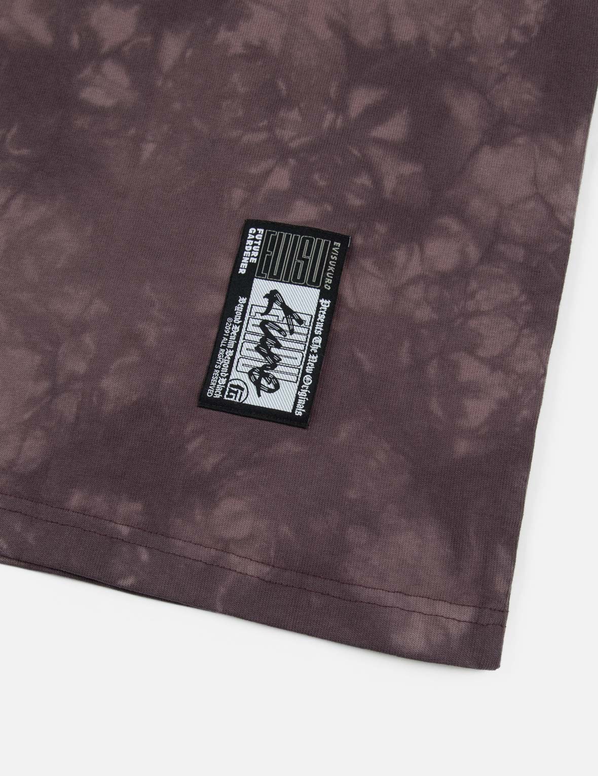 紮染水洗和海鷗刺繡寬版T恤