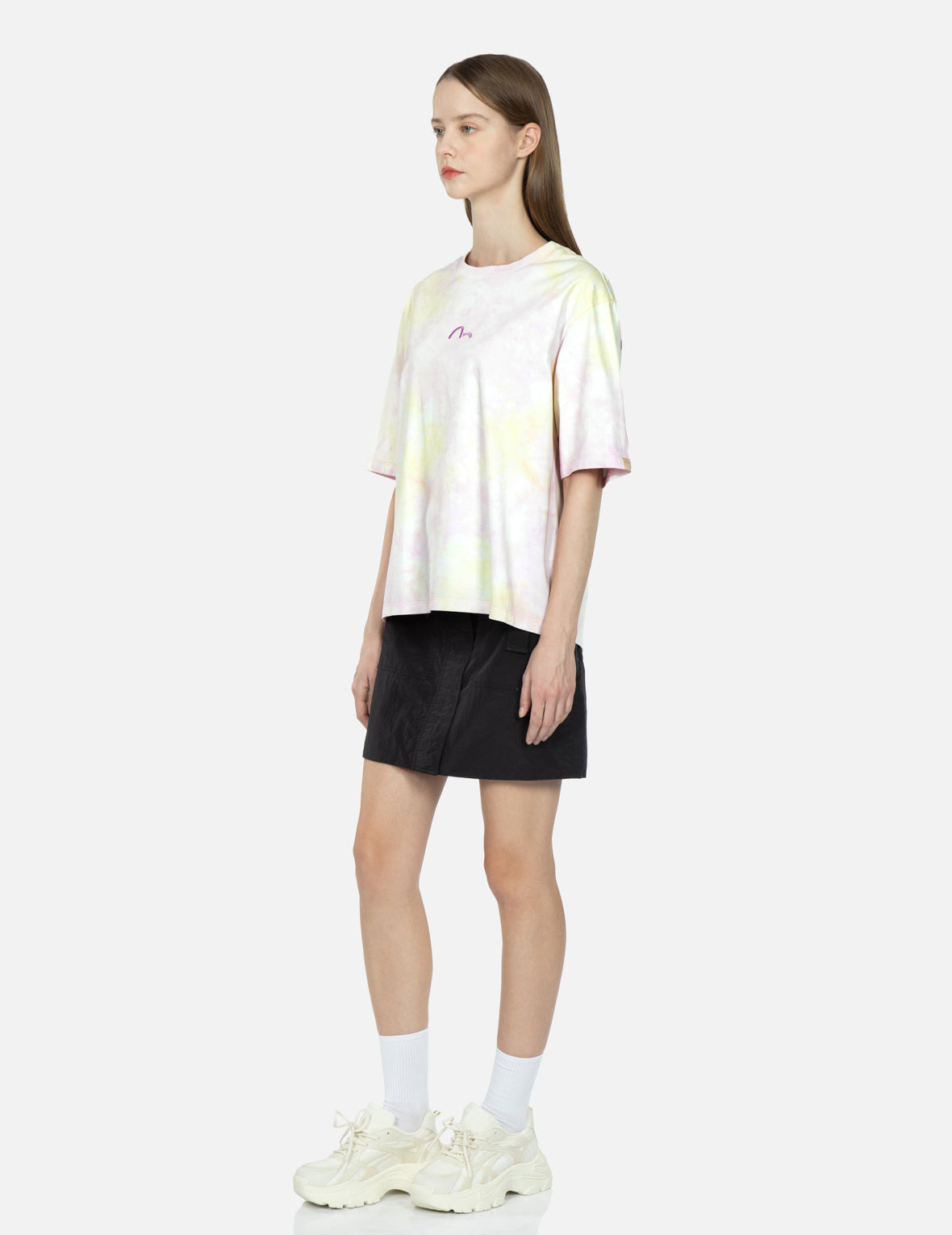 Logo Print Dye T-Shirt