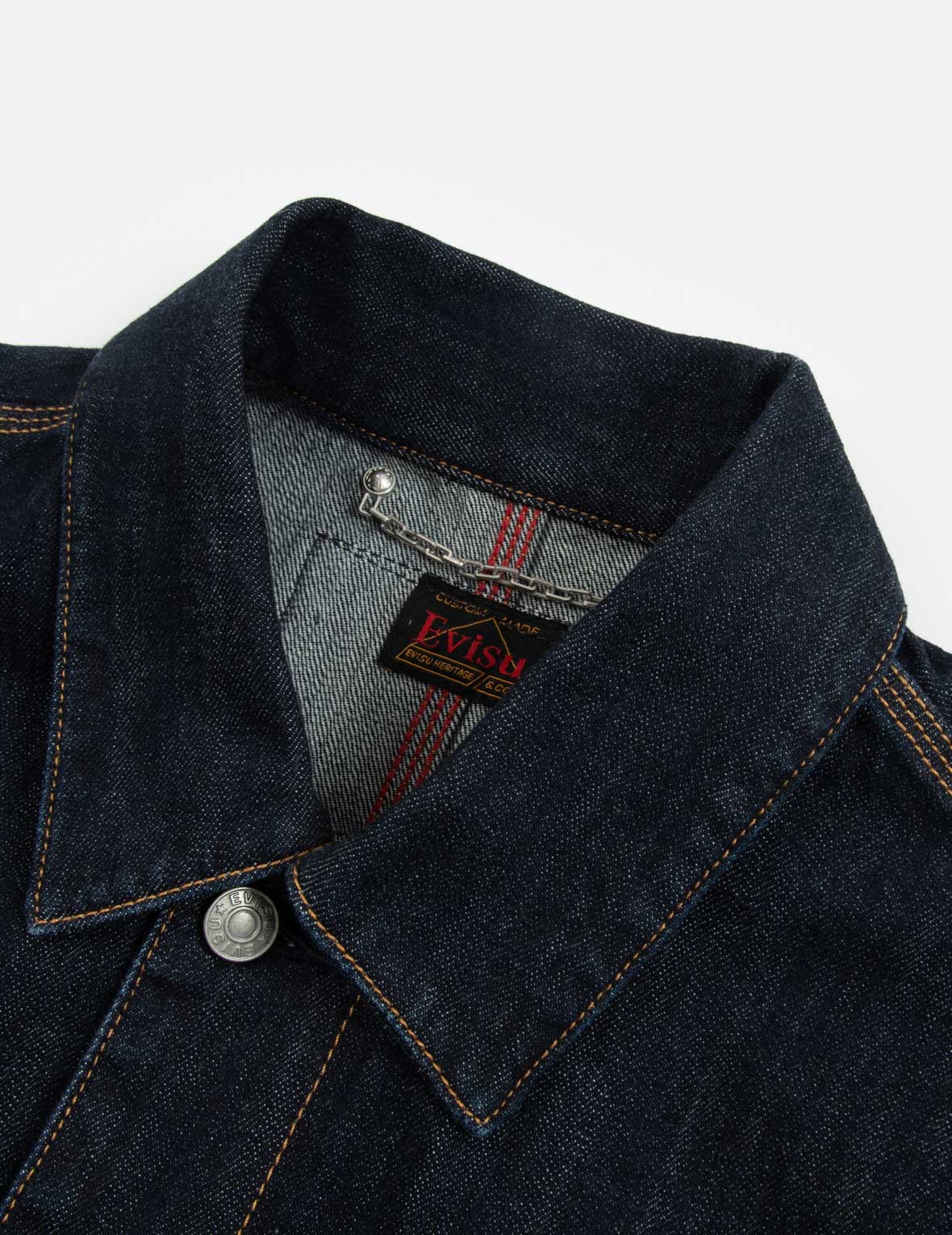 Eagle and Samurai Embroidery Retro Denim Jacket
