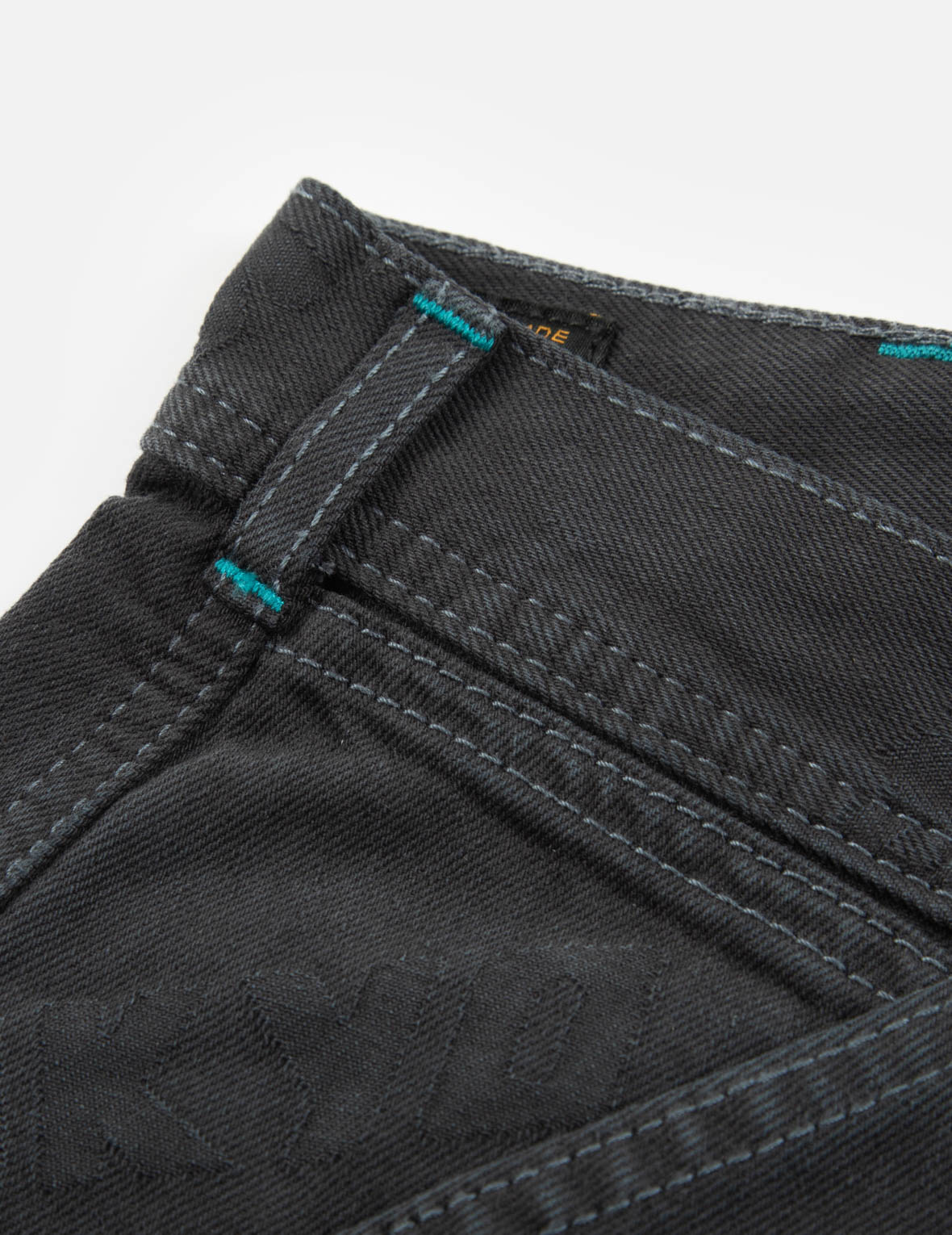 Allover Logo Jacquard Shorts with Multiple Pockets