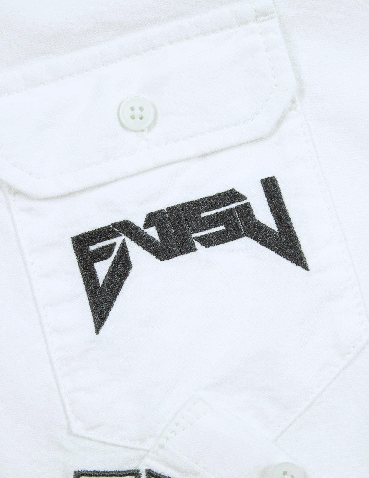 Multiple Embroideries Multi-pocket Shirt