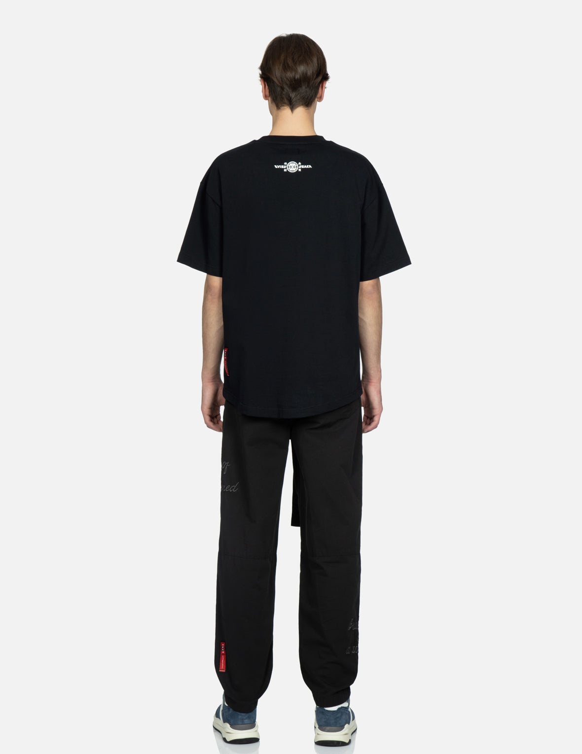 Kamon Brocade Appliqué Pocket T-shirt