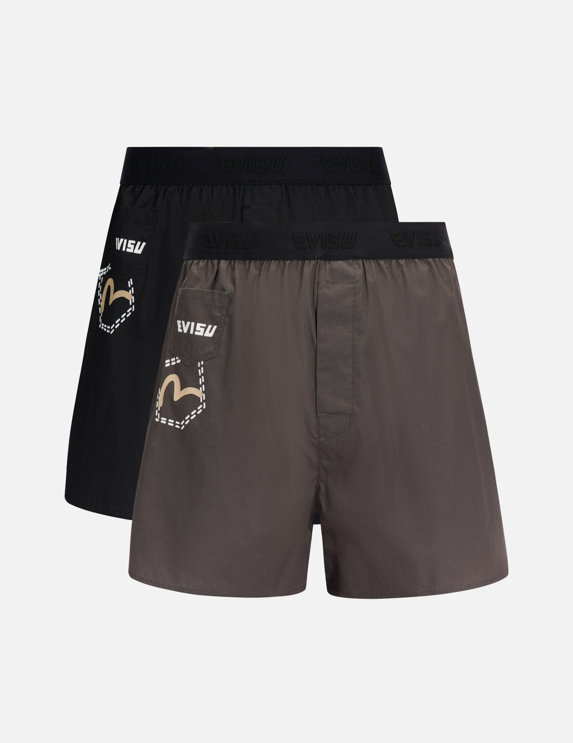 Two-Pack Pocket and Godhead Print Boxer Shorts