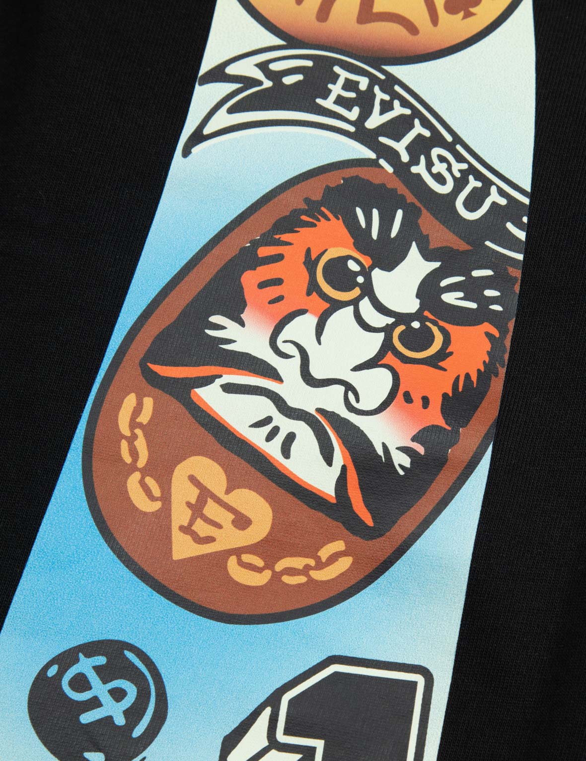 Gaming Daruma Daicock Print Regular Fit Sweat Shorts