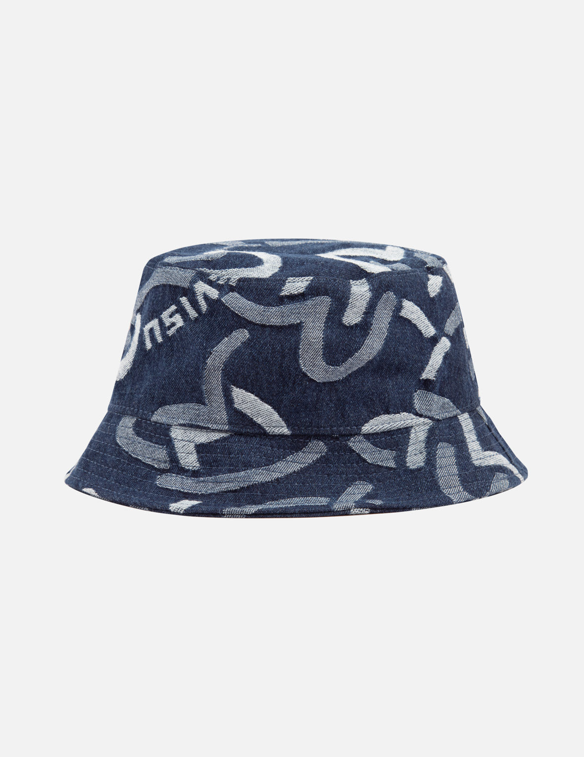 Allover Seagull Jacquard Denim Bucket Hat