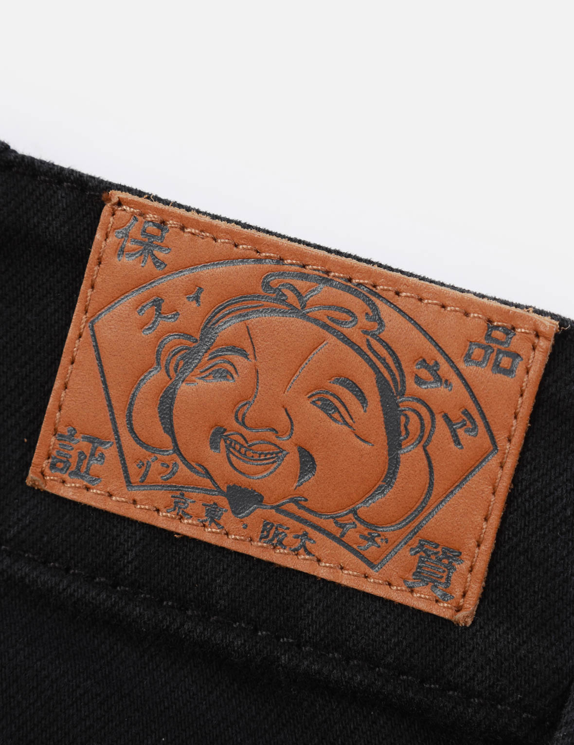 Seagull and 3D Logo Embroidery Denim Shorts