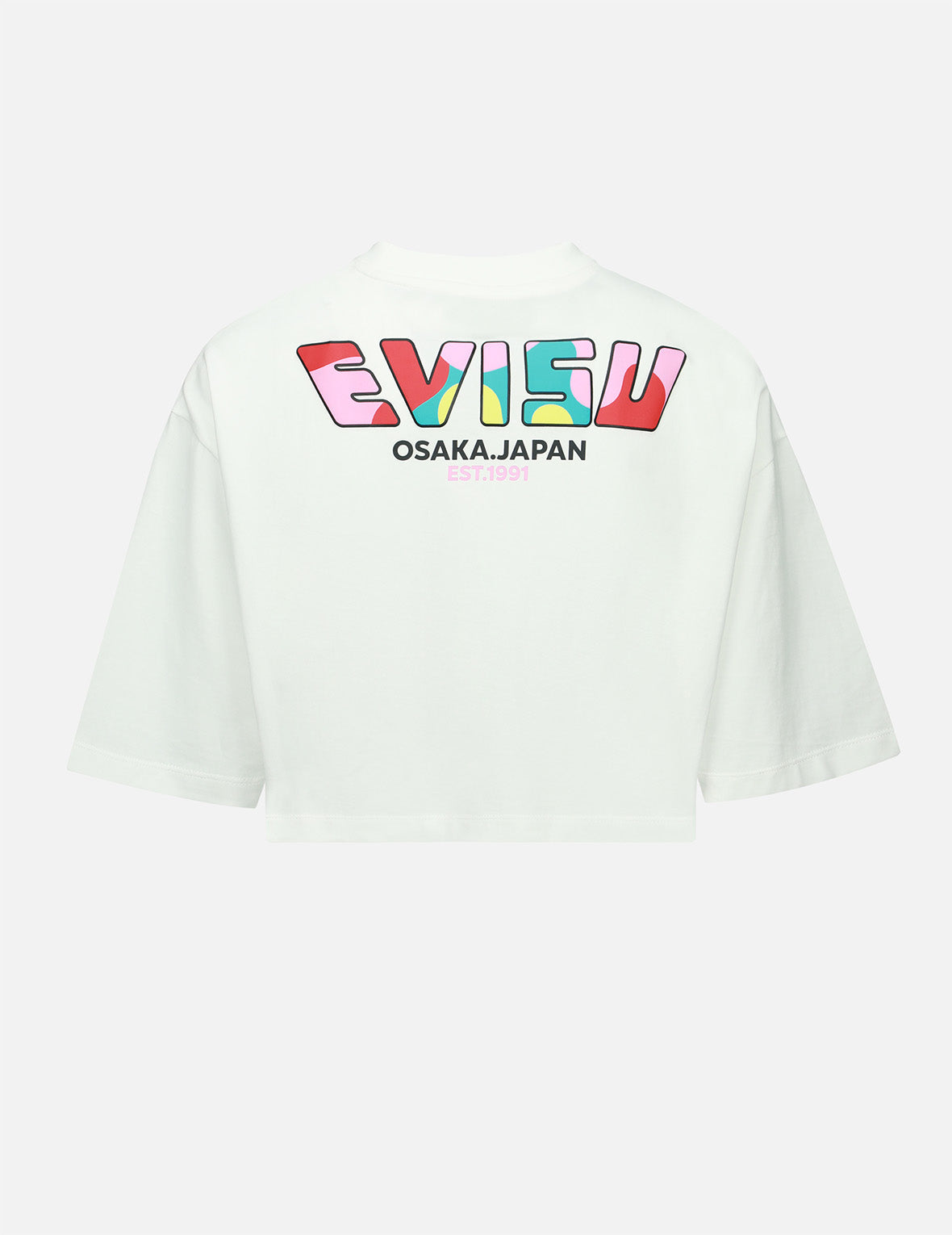 Logo Print Cropped T-shirt