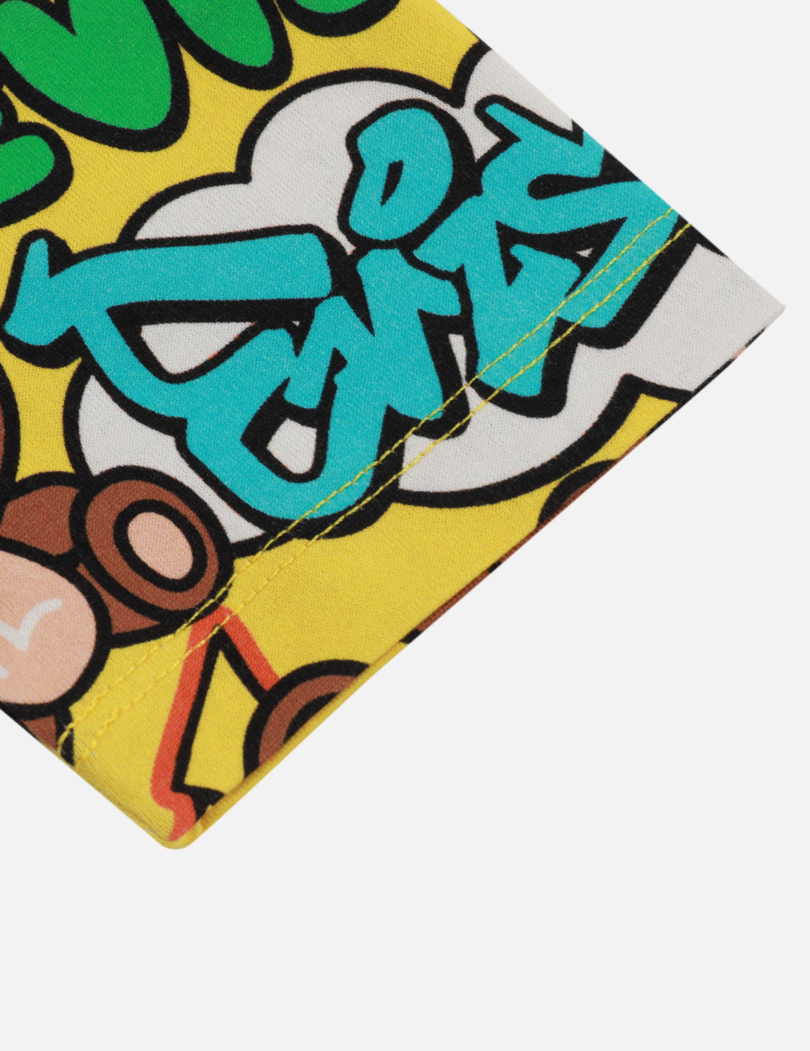 Graffiti Style Multi-Print Regular Fit T-shirt