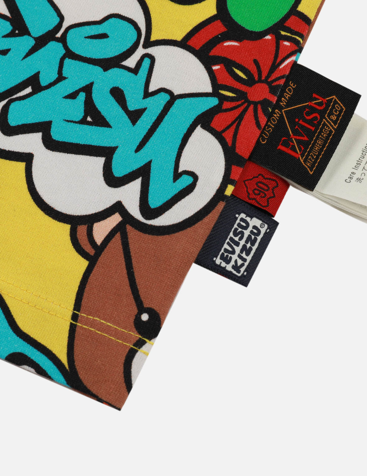 Graffiti Style Multi-Print Regular Fit T-shirt